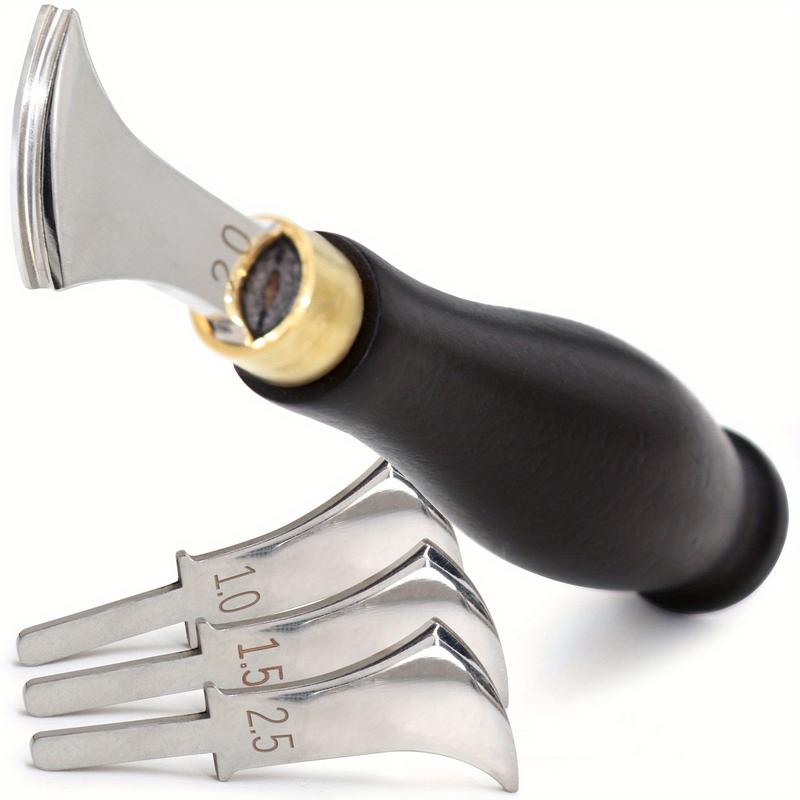 Leatherwork Edge Creaser - Herramientas para ranurar bordes de cuero,