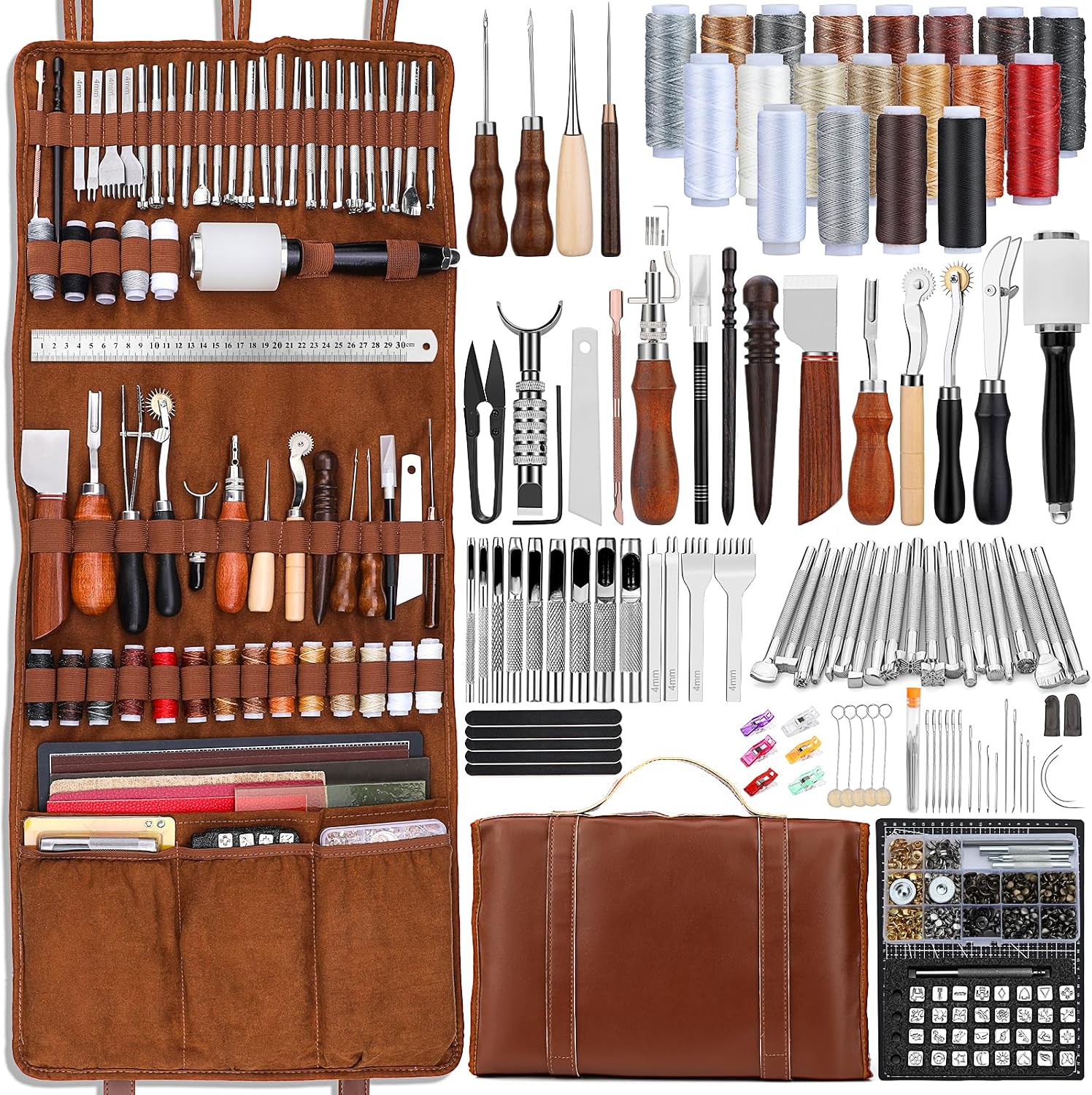 Leather Work - Kit de Herramientas para Trabajar el