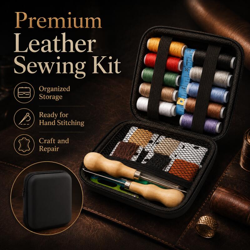 Upholstery Leather Work - Kit de trabajo con cuero, kit