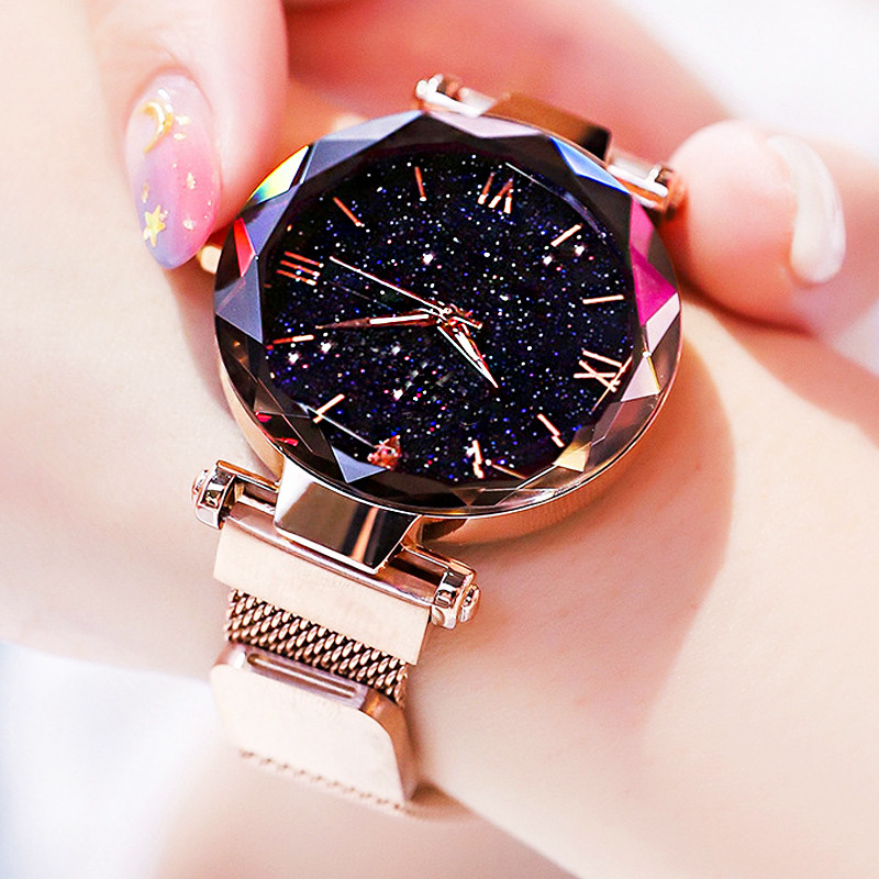 Belt Buckle Blank - Relojes de cielo estrellado para mujer,