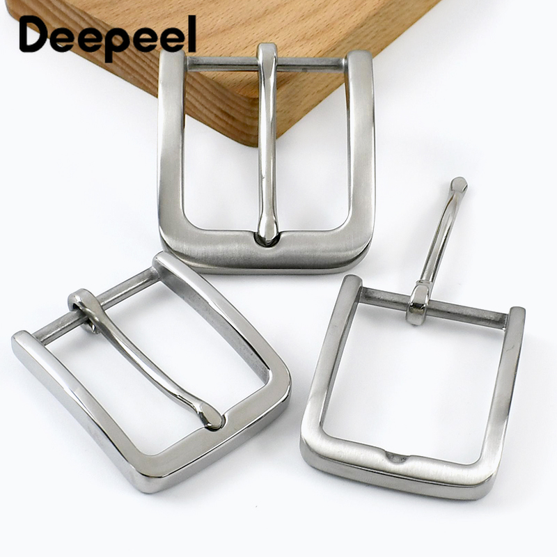 Belt Buckle Blank - Deepeel-hebilla de cinturón de acero inoxidable,