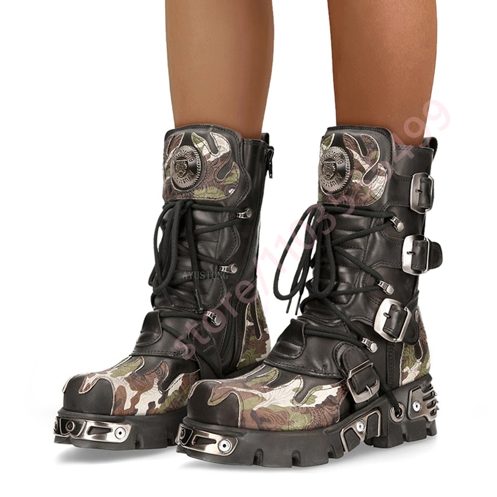 Belt Buckle Blank - Botas de moto con hebilla de