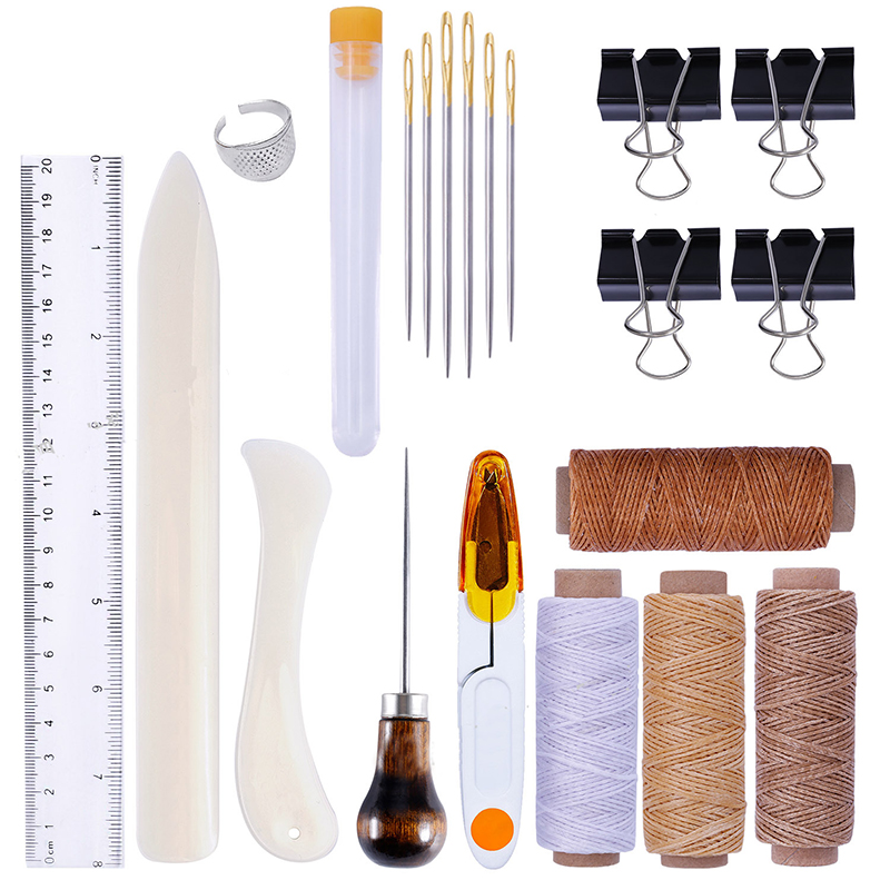 Leatherwork Edge Creaser - 25 unids/set Kit de costura artesanal