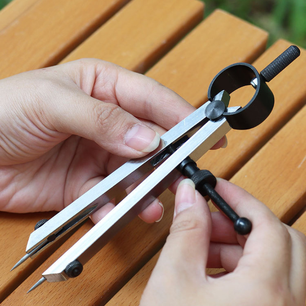 Leatherwork Edge Creaser - Divisor de alas de acero al