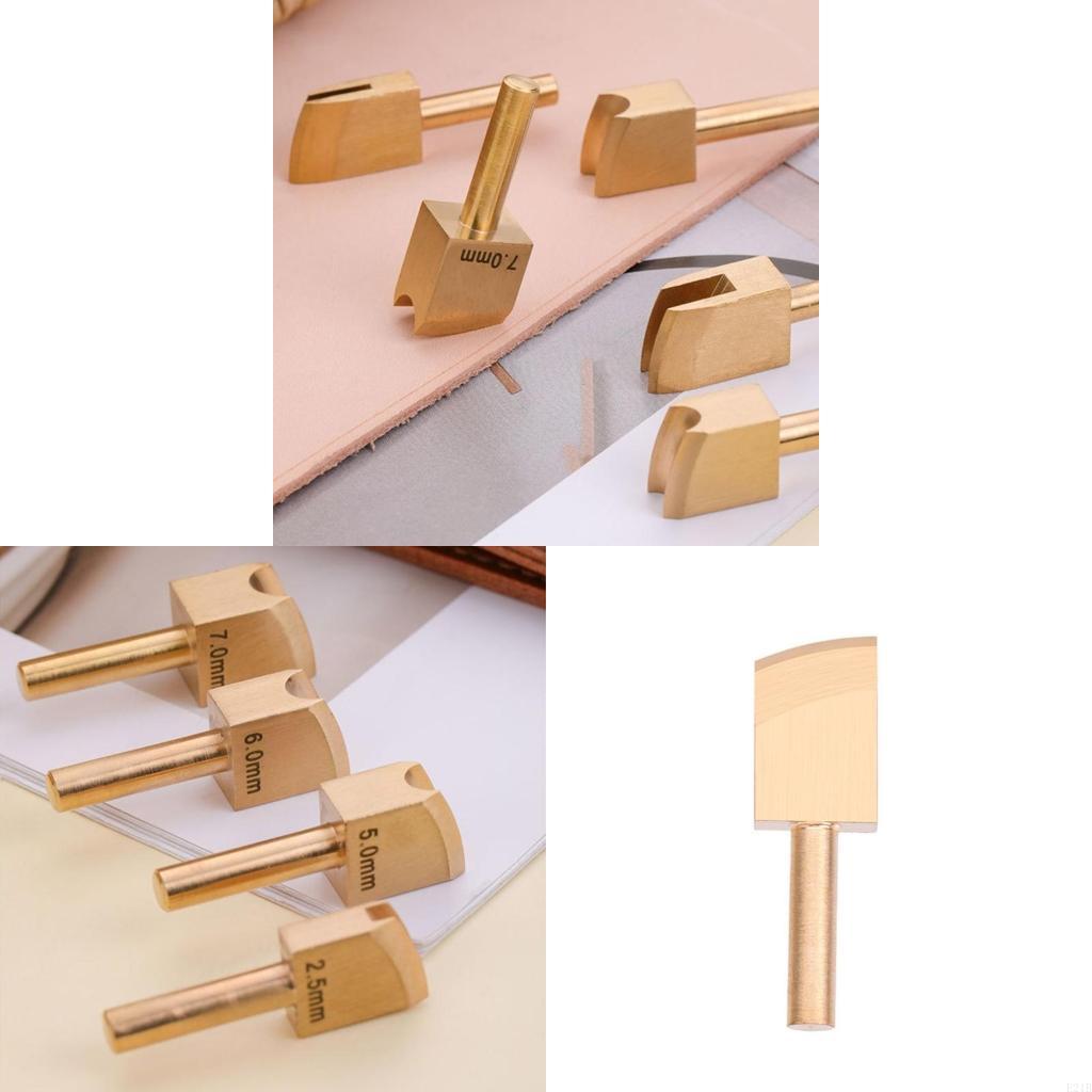 Leatherwork Edge Creaser - Herramienta para arrugar bordes cuero, diferente