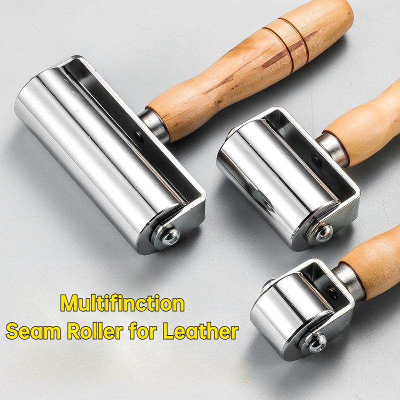 Leatherwork Edge Creaser - Rodillo de cuero de 3 tamaños
