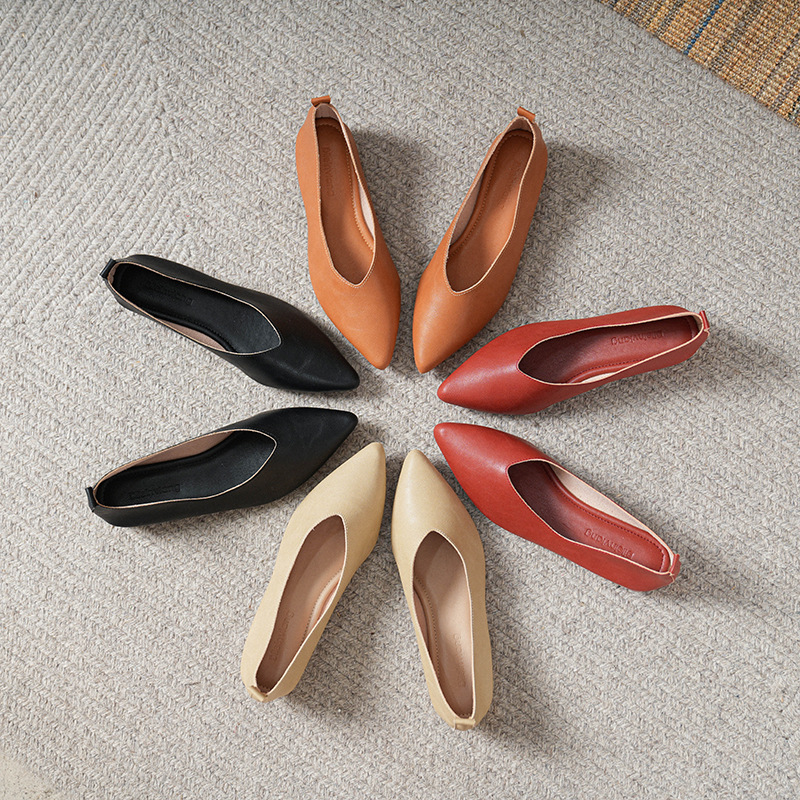 Leather Work - Zapatos de Trabajo de Cuero Suave