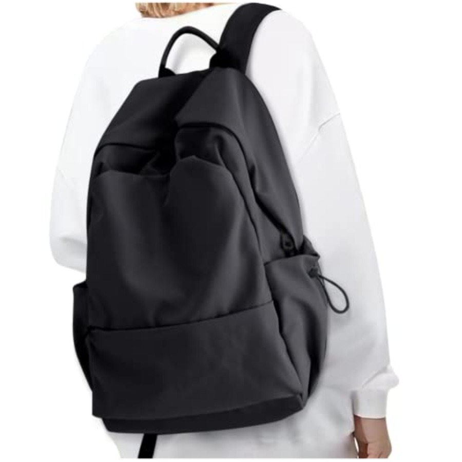 Leather Work - Mochila negra para mujer, mochila escolar
