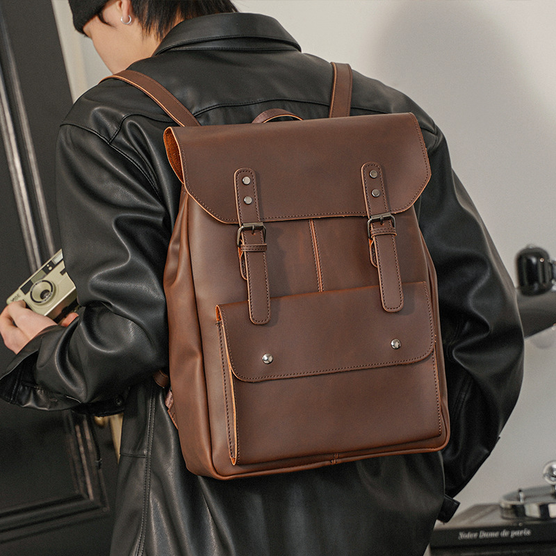 Mochila GOYN Vintage de cuero  - Leather Work Rucksack Mens reseña y precio