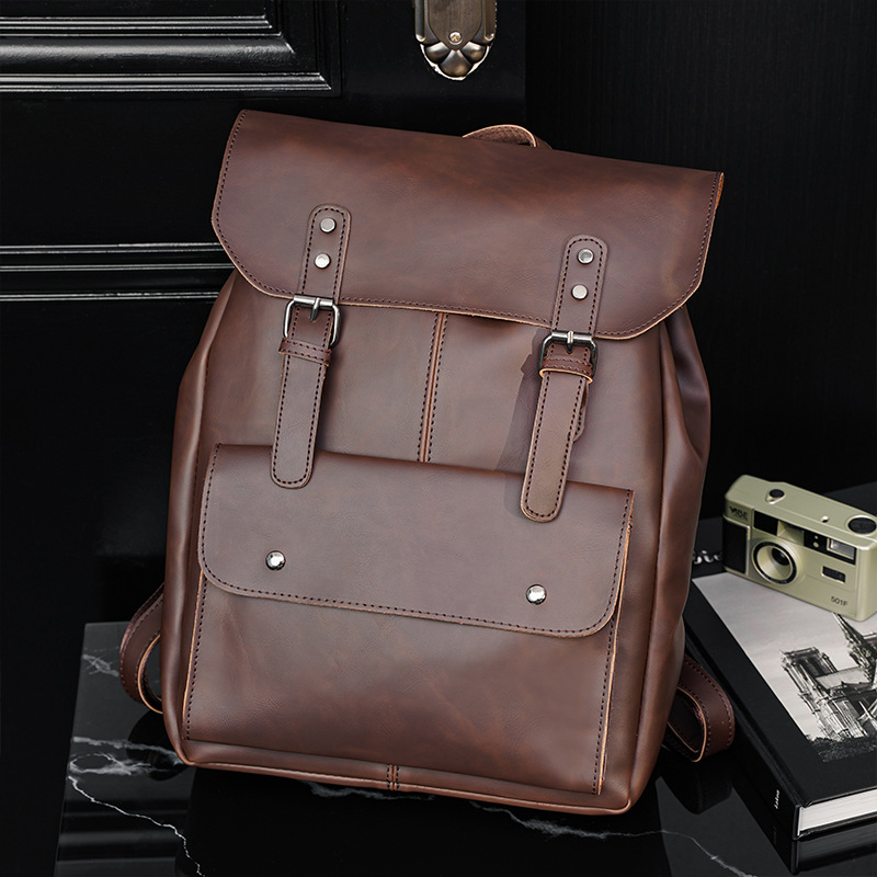 Mochila GOYN Vintage de cuero  - Leather Work Rucksack Mens reseña y precio