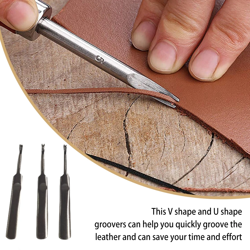 Kit de herramientas para ranur - Leatherwork Edge Creaser reseña y precio