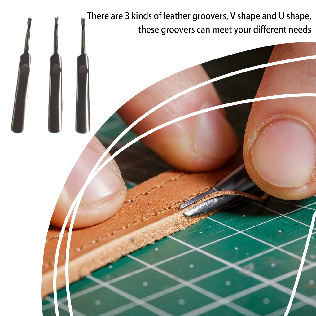 Kit de herramientas para ranur - Leatherwork Edge Creaser reseña y precio