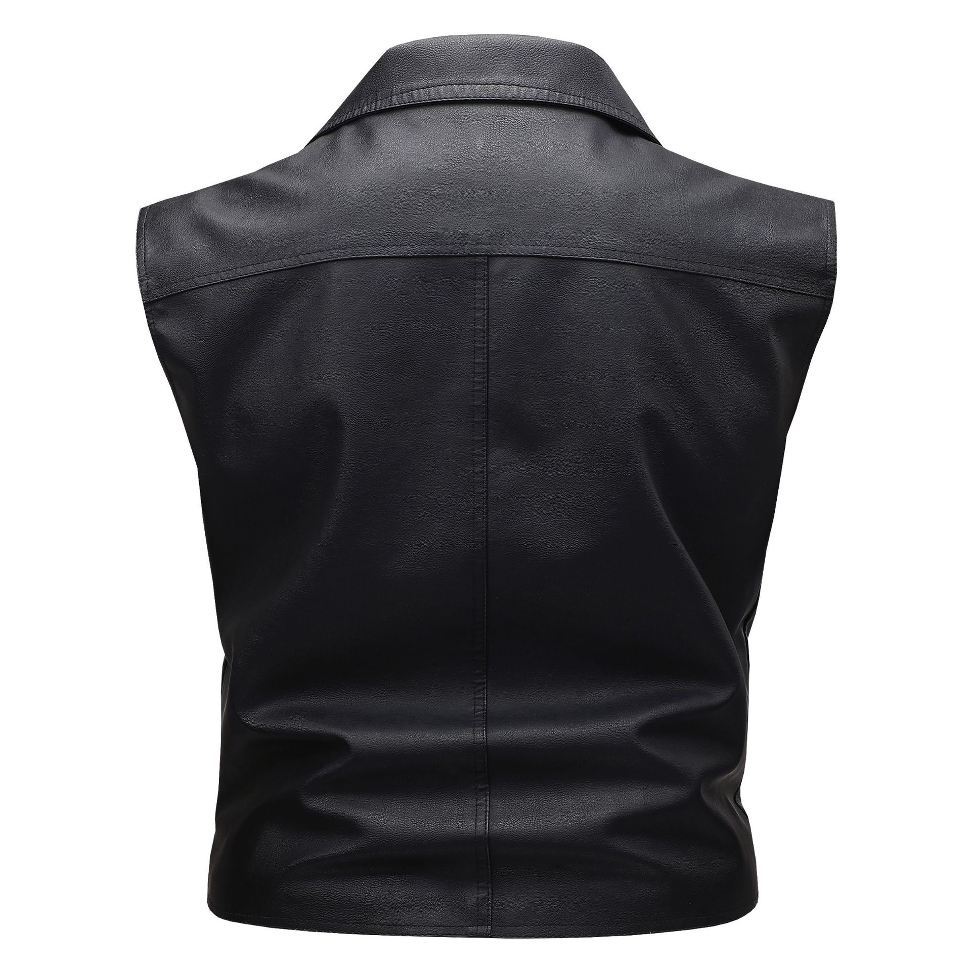 Chaqueta de moto con relleno l - Leather Work Vest reseña y precio