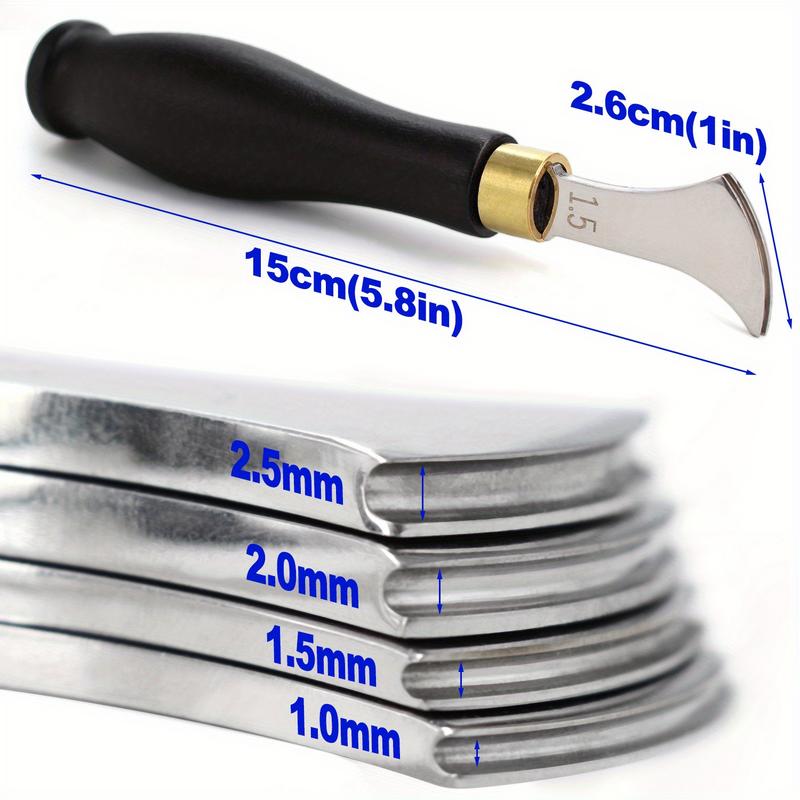 Herramientas para ranurar bord - Leatherwork Edge Creaser reseña y precio