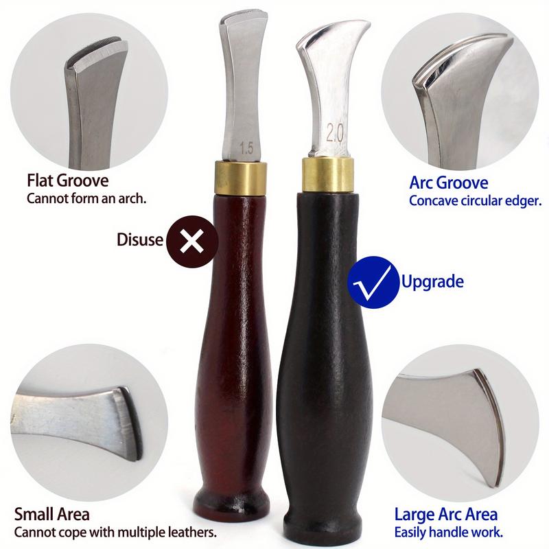Herramientas para ranurar bord - Leatherwork Edge Creaser reseña y precio