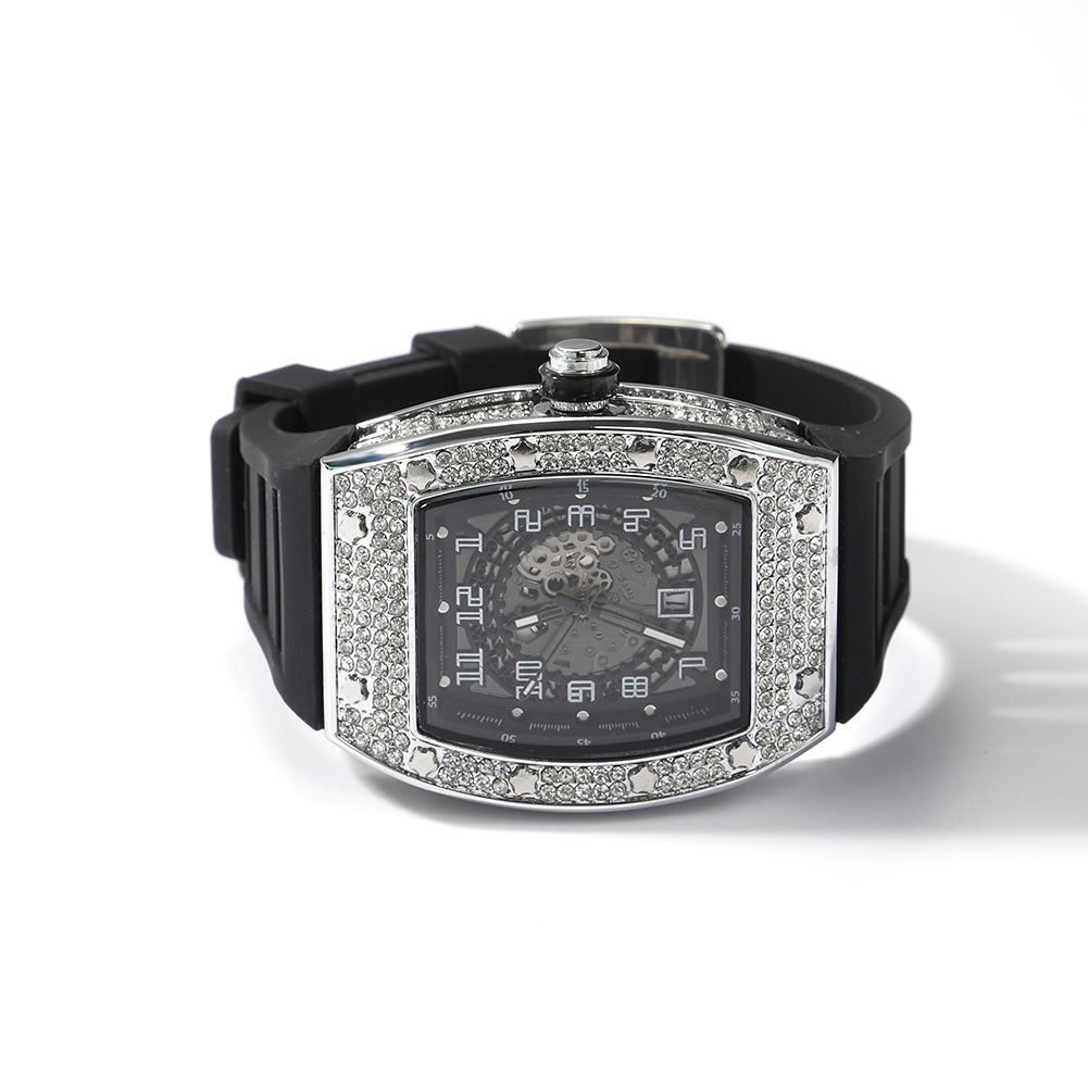 Reloj UWIN con esfera cuadrada - Belt Buckle Blank reseña y precio