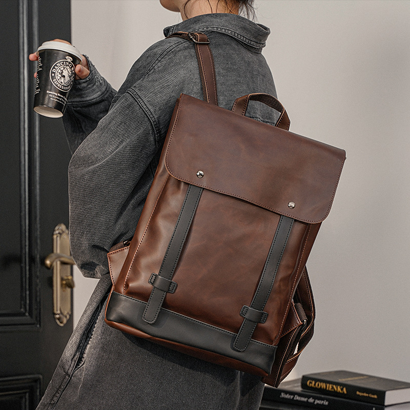 Mochila GOYN de cuero Vintage  - Leather Work Rucksack Mens reseña y precio