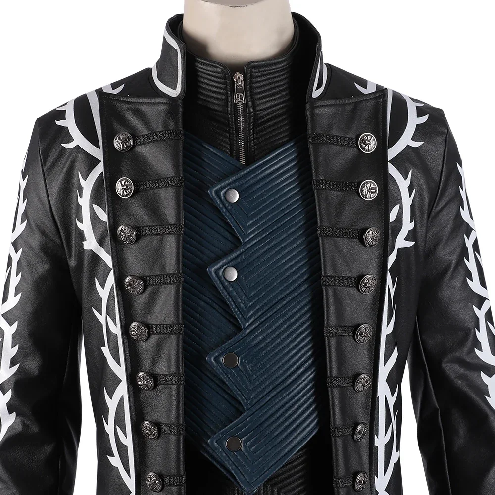 Disfraz de Cosplay de Vergil d - Leather Work Vest reseña y precio