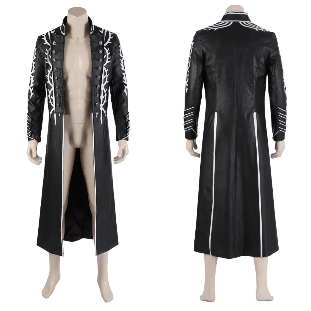 Disfraz de Cosplay de Vergil d - Leather Work Vest reseña y precio