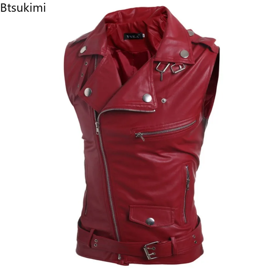 Chaleco de Cuero PU Casual par - Leather Work Vest reseña y precio