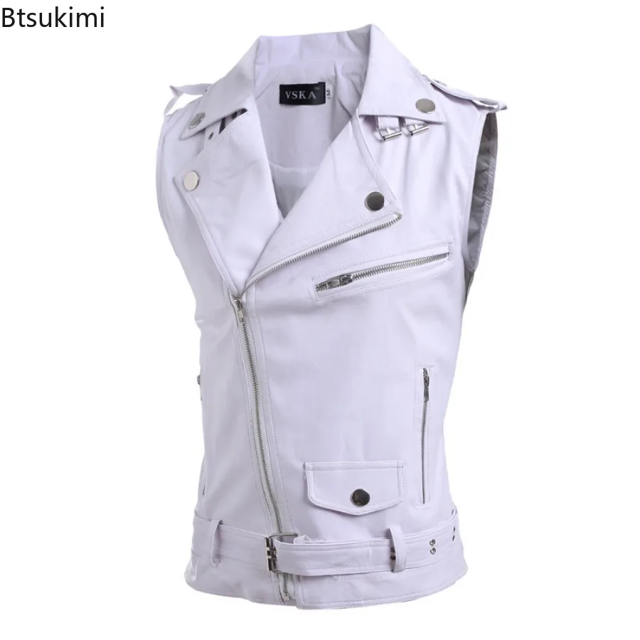 Chaleco de Cuero PU Casual par - Leather Work Vest reseña y precio