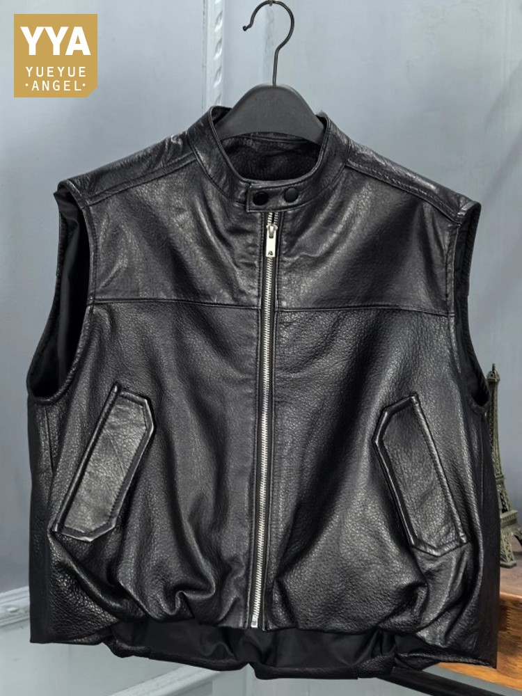 Chaleco de piel de oveja Natur - Leather Work Vest reseña y precio