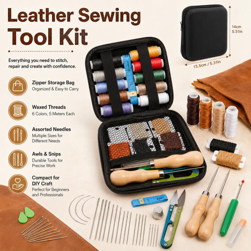 Kit de trabajo con cuero, kit  - Upholstery Leather Work reseña y precio