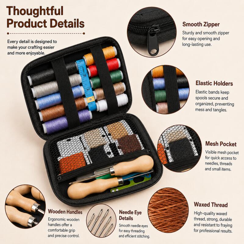 Kit de trabajo con cuero, kit  - Upholstery Leather Work reseña y precio