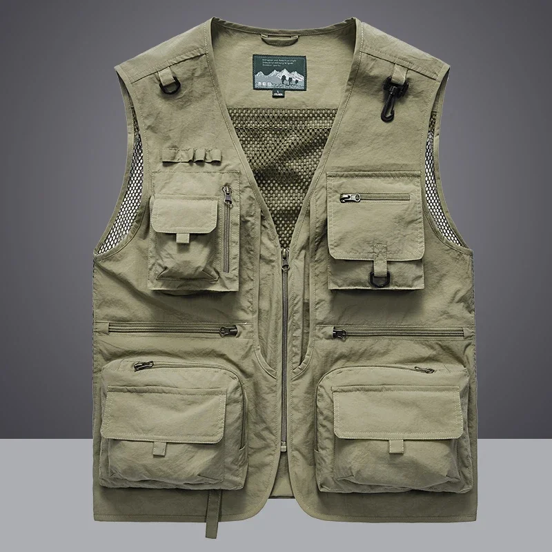 Chaleco de descarga de verano  - Leather Work Vest reseña y precio