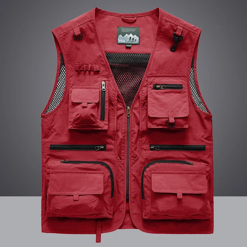 Chaleco de descarga de verano  - Leather Work Vest reseña y precio