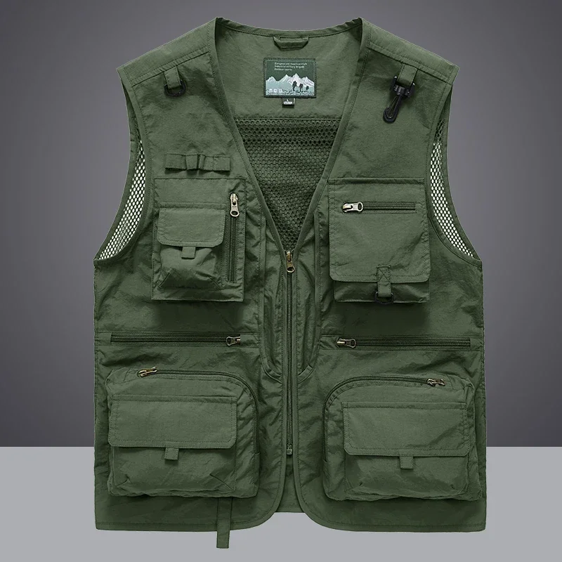 Chaleco de descarga de verano  - Leather Work Vest reseña y precio