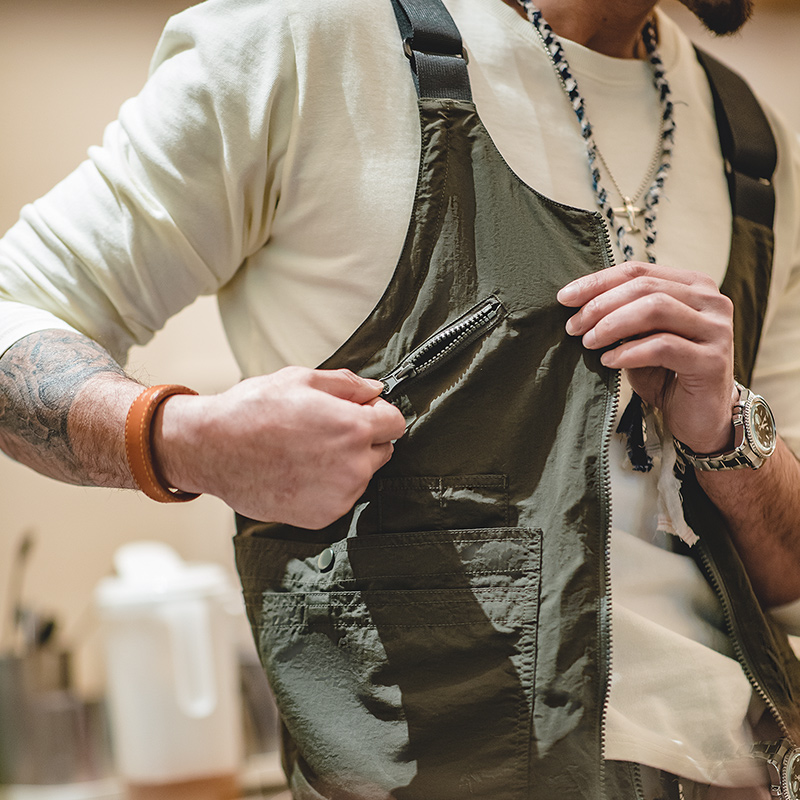 Maden 2023 nuevo diseño mascul - Leather Work Vest reseña y precio
