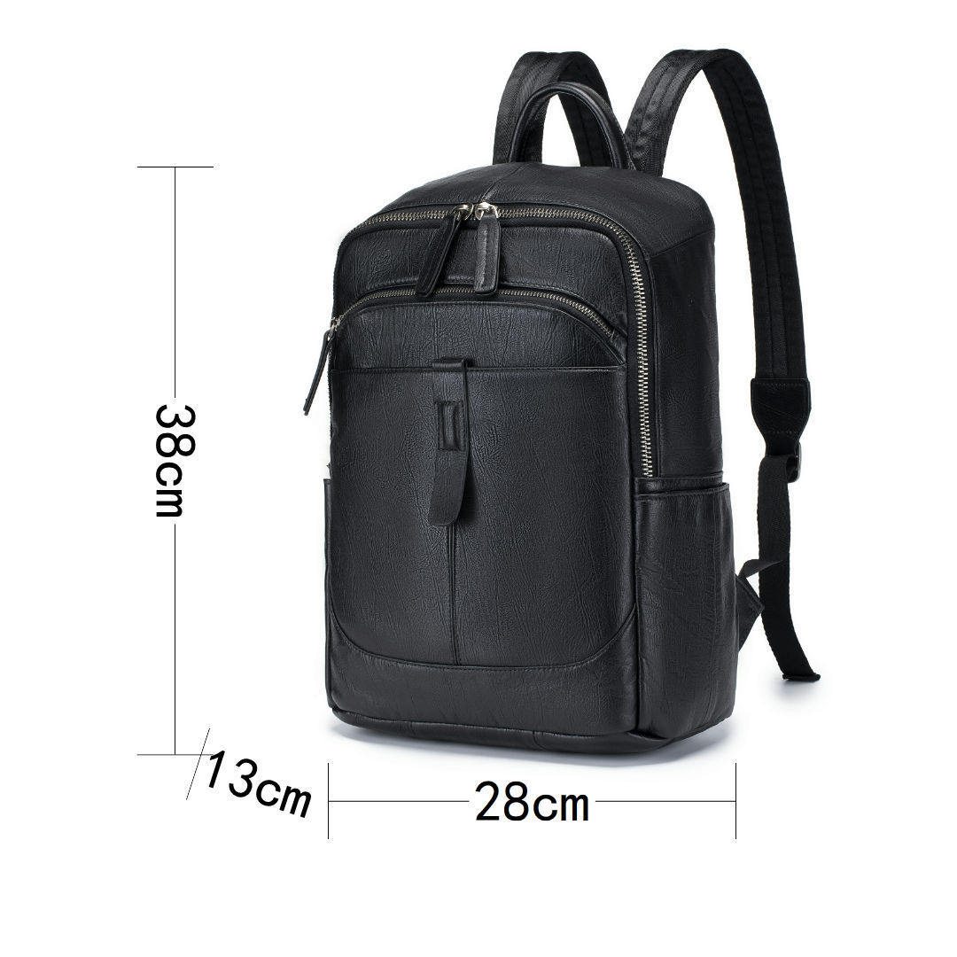 Mochila de Cuero Genuino para  - Leather Work Rucksack Mens reseña y precio