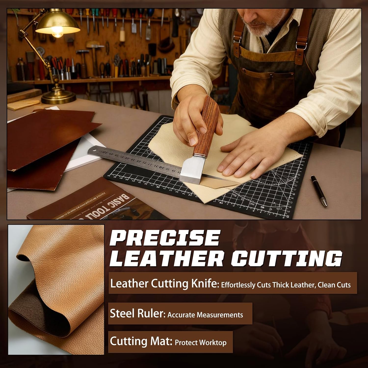 Kit de Herramientas para Traba - Leather Work reseña y precio