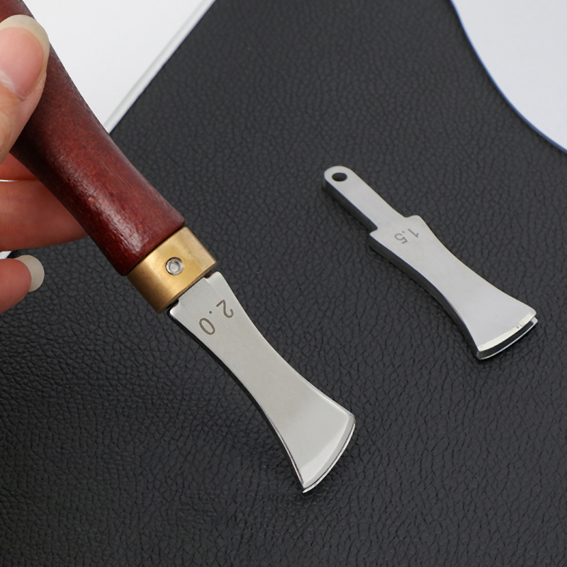 Herramientas de prensado de bo - Leatherwork Edge Creaser reseña y precio
