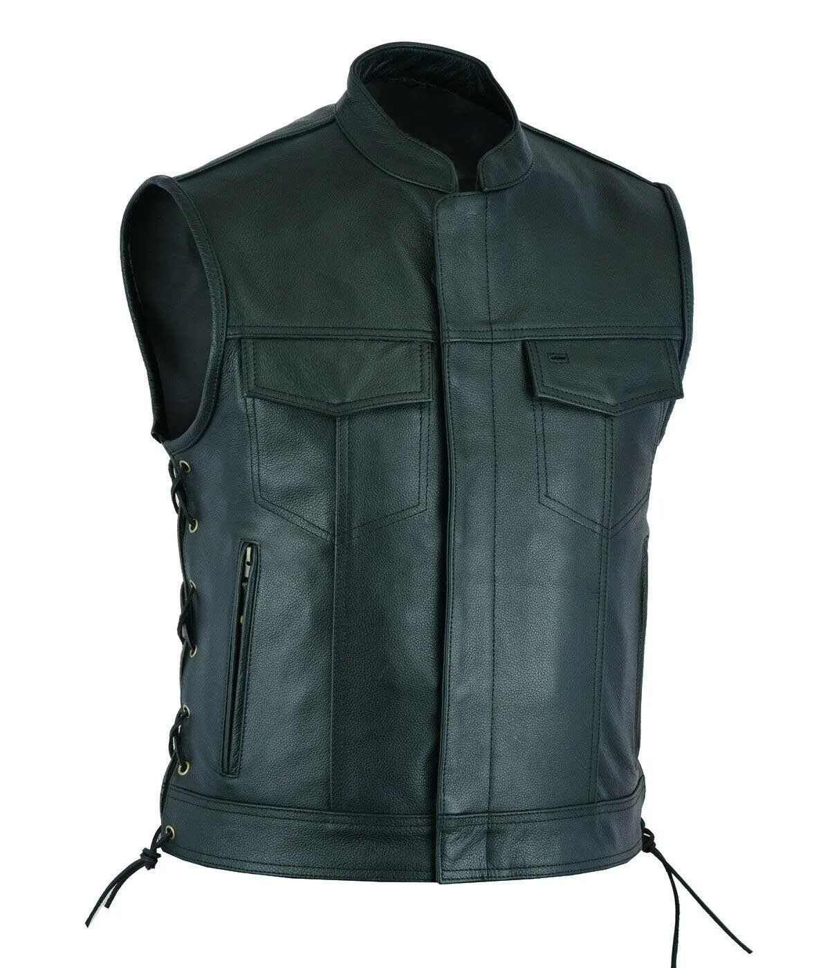 Chaleco de cuero Punk moda Cas - Leather Work Vest reseña y precio