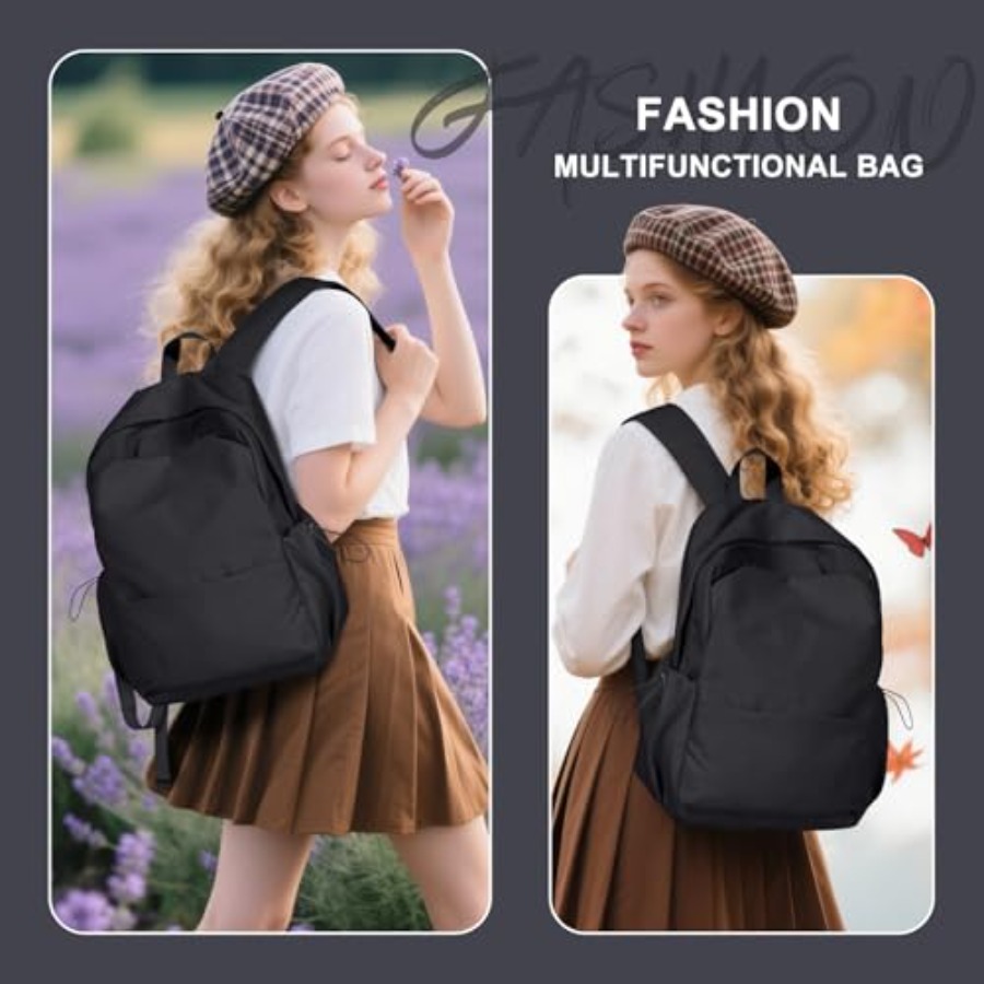 Mochila negra para mujer, moch - Leather Work reseña y precio