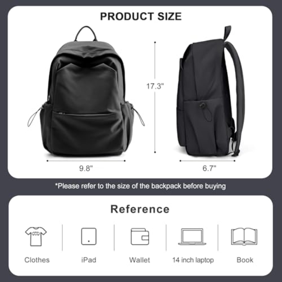 Mochila negra para mujer, moch - Leather Work reseña y precio