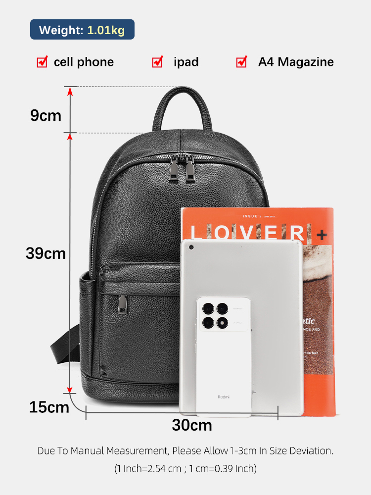 Mochila Zency para hombre, bol - Leather Work Rucksack Mens reseña y precio